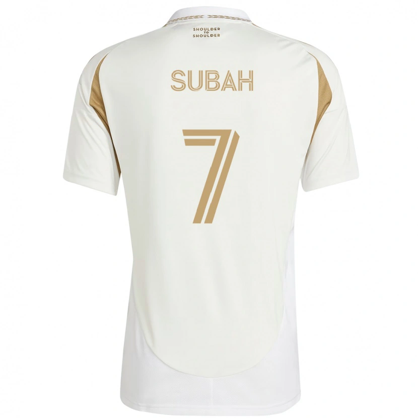 Danxenキッズ軸索の朝#7ホワイト ブラウンアウェイシャツ2025/26ジャージーユニフォーム