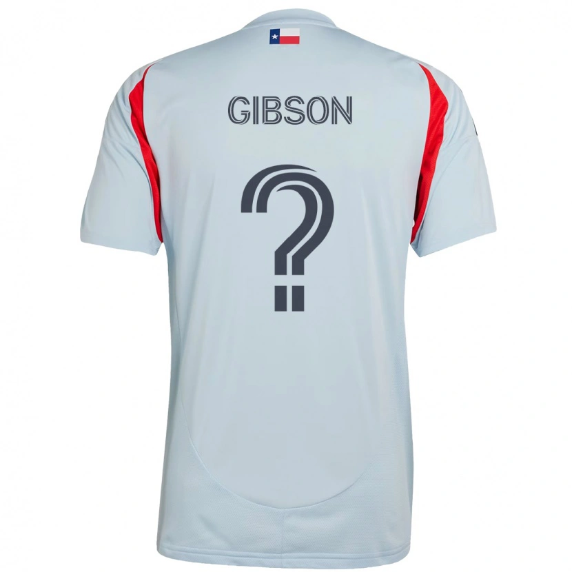 DanxenキッズJonah Gibson#0ライトブルー レッドアウェイシャツ2025/26ジャージーユニフォーム