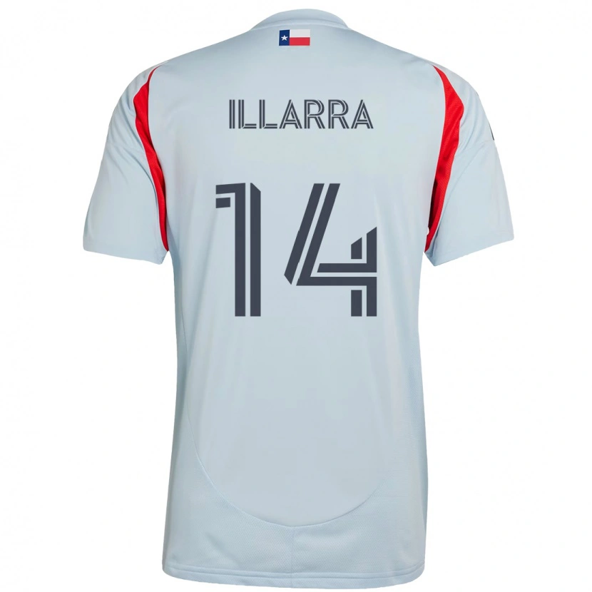 Danxenキッズアシエル・イジャラメンディ#14ライトブルー レッドアウェイシャツ2025/26ジャージーユニフォーム