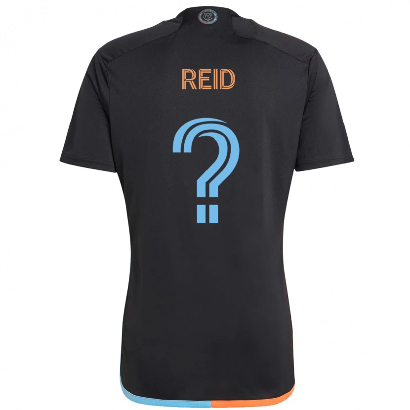 DanxenキッズSeymour Reid#0ブラック ブルー オレンジアウェイシャツ2025/26ジャージーユニフォーム