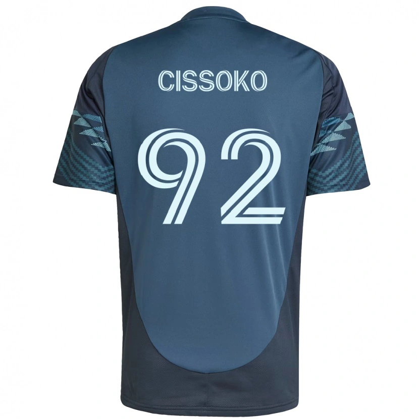 Danxenキッズアブドゥラエ・シッソコ#92ライトブルーアウェイシャツ2025/26ジャージーユニフォーム