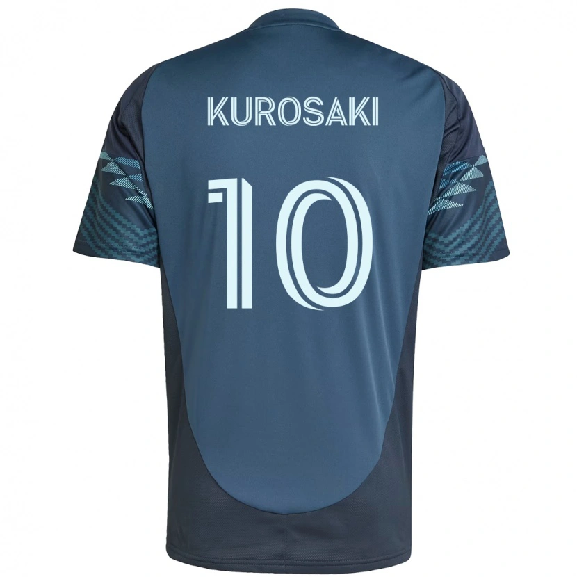 Danxenキッズユウカ・クロサキ#10ライトブルーアウェイシャツ2025/26ジャージーユニフォーム