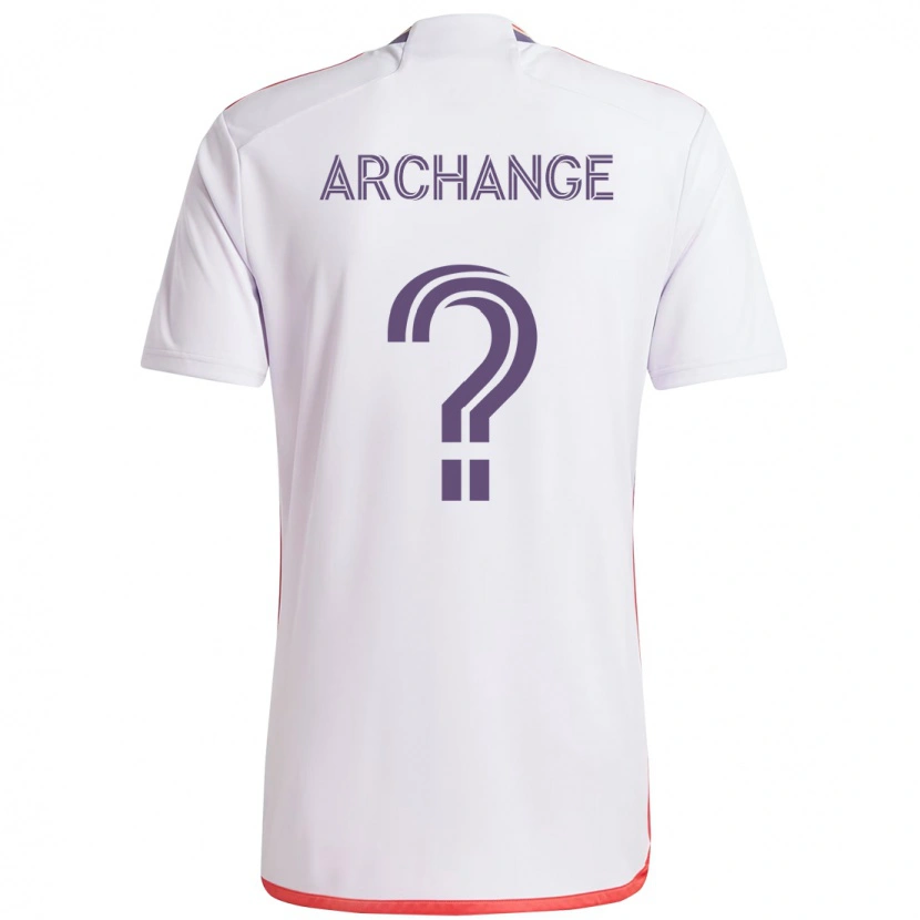DanxenキッズClovis Archange#0ホワイト パープルアウェイシャツ2025/26ジャージーユニフォーム