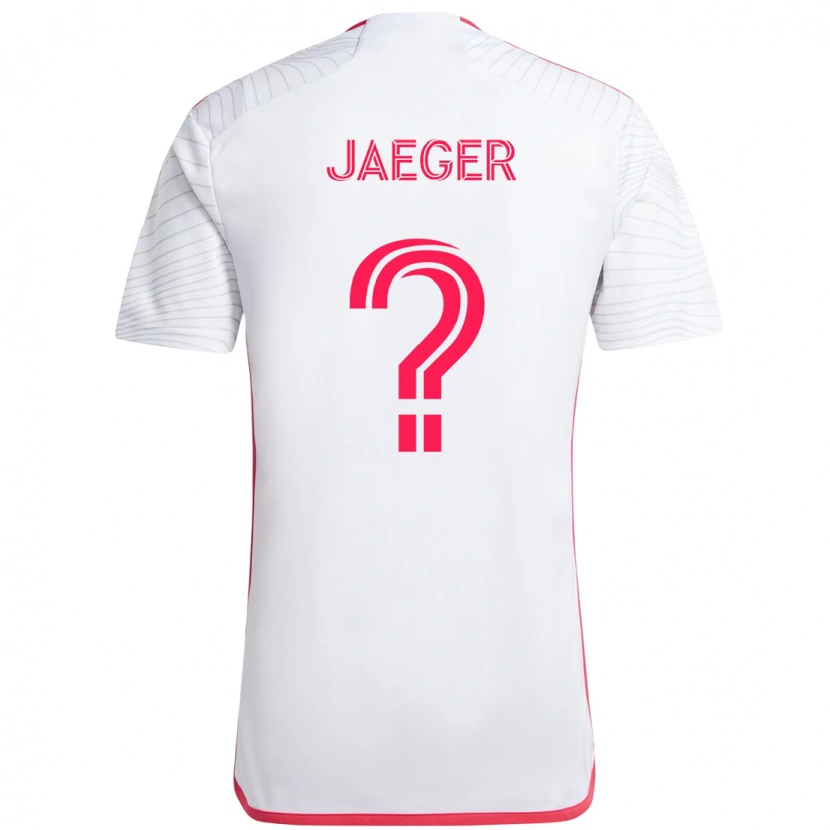 DanxenキッズKai Jaeger#0ホワイト マゼンタアウェイシャツ2025/26ジャージーユニフォーム