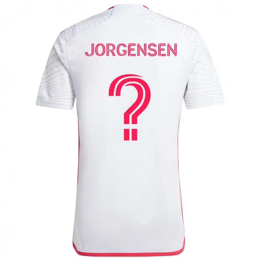 DanxenキッズOwen Jorgensen#0ホワイト マゼンタアウェイシャツ2025/26ジャージーユニフォーム