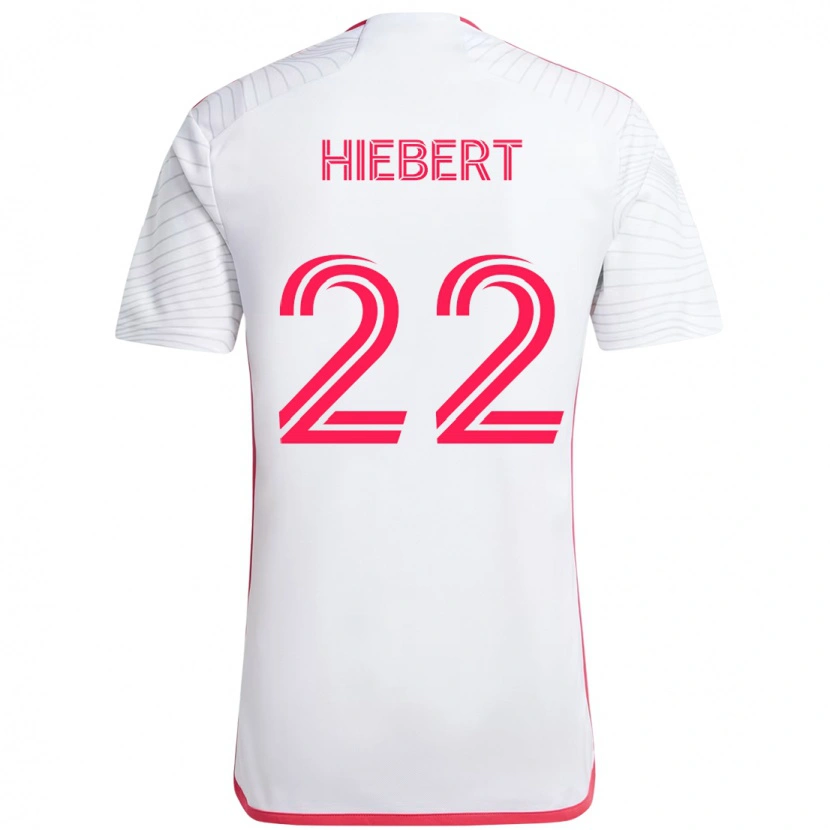 Danxenキッズカイル・ヒーバート#22ホワイト マゼンタアウェイシャツ2025/26ジャージーユニフォーム