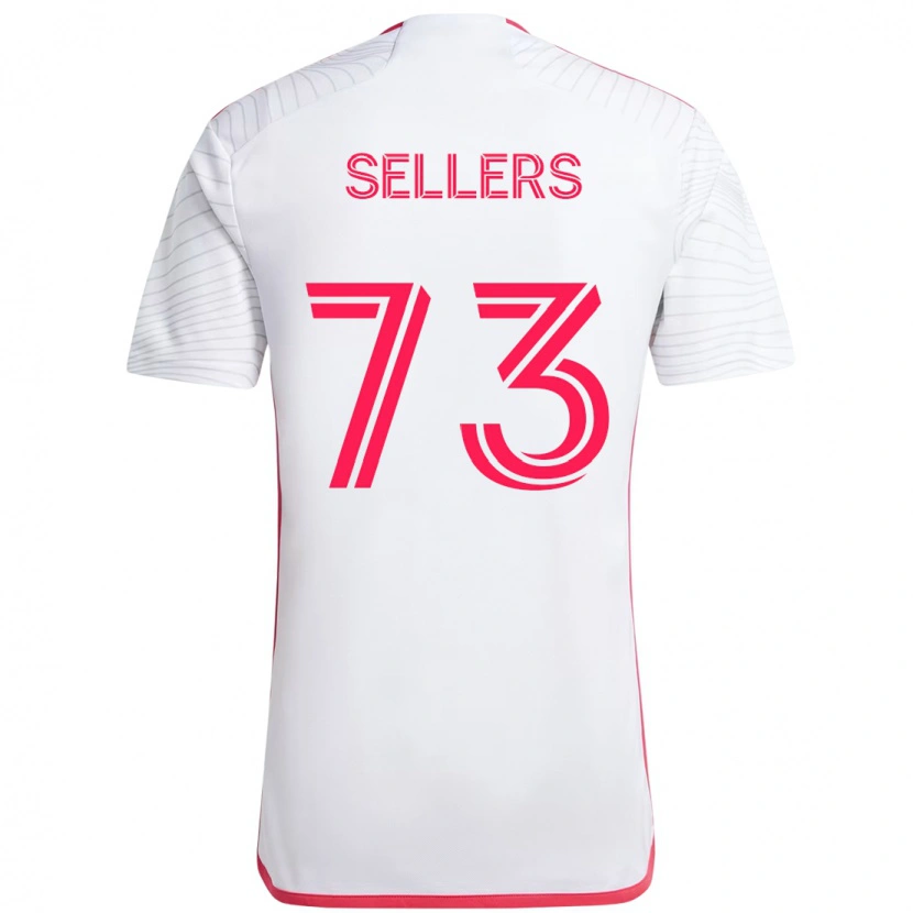 Danxenキッズブレイドン・キング・セラーズ#73ホワイト マゼンタアウェイシャツ2025/26ジャージーユニフォーム