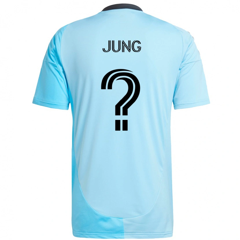 DanxenキッズHo-Yeon Jung#0スカイブルーアウェイシャツ2025/26ジャージーユニフォーム