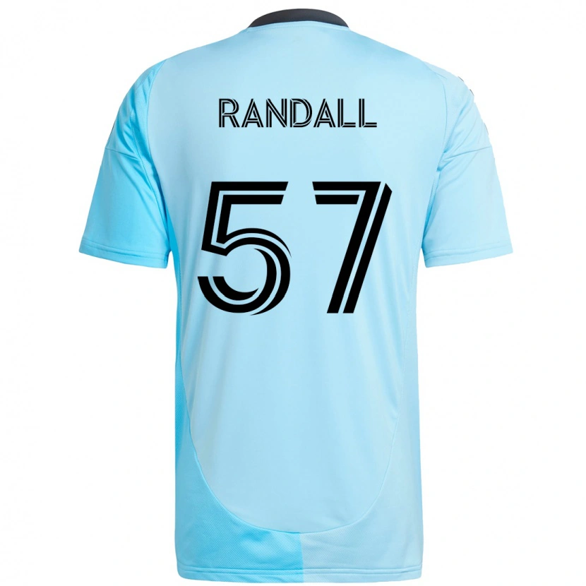 DanxenキッズDarius Randell#57スカイブルーアウェイシャツ2025/26ジャージーユニフォーム