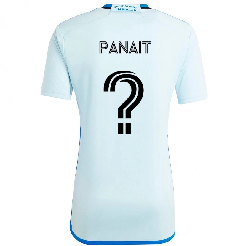 DanxenキッズDaniel Panait#0スカイブルー ダークブルーアウェイシャツ2025/26ジャージーユニフォーム