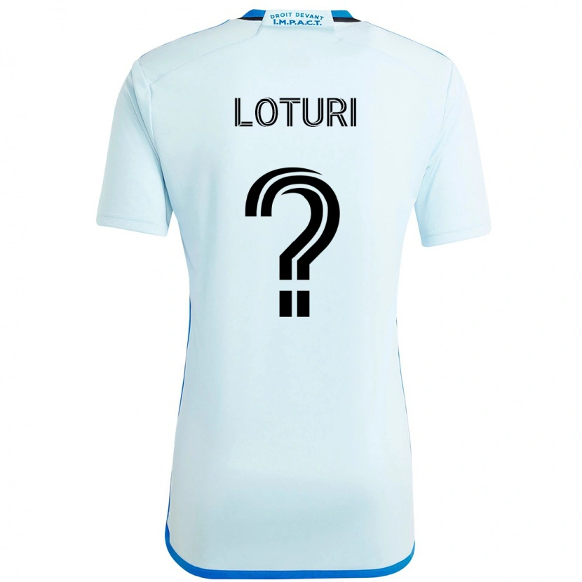 DanxenキッズVictor Loturi#0スカイブルー ダークブルーアウェイシャツ2025/26ジャージーユニフォーム