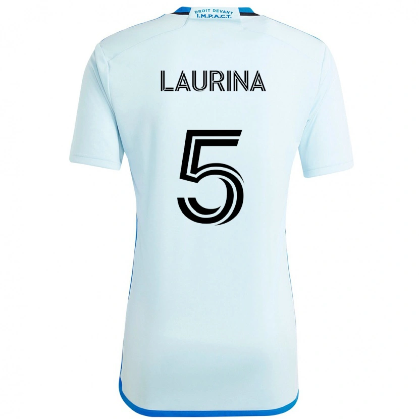 DanxenキッズBilombo Laurina#5スカイブルー ダークブルーアウェイシャツ2025/26ジャージーユニフォーム