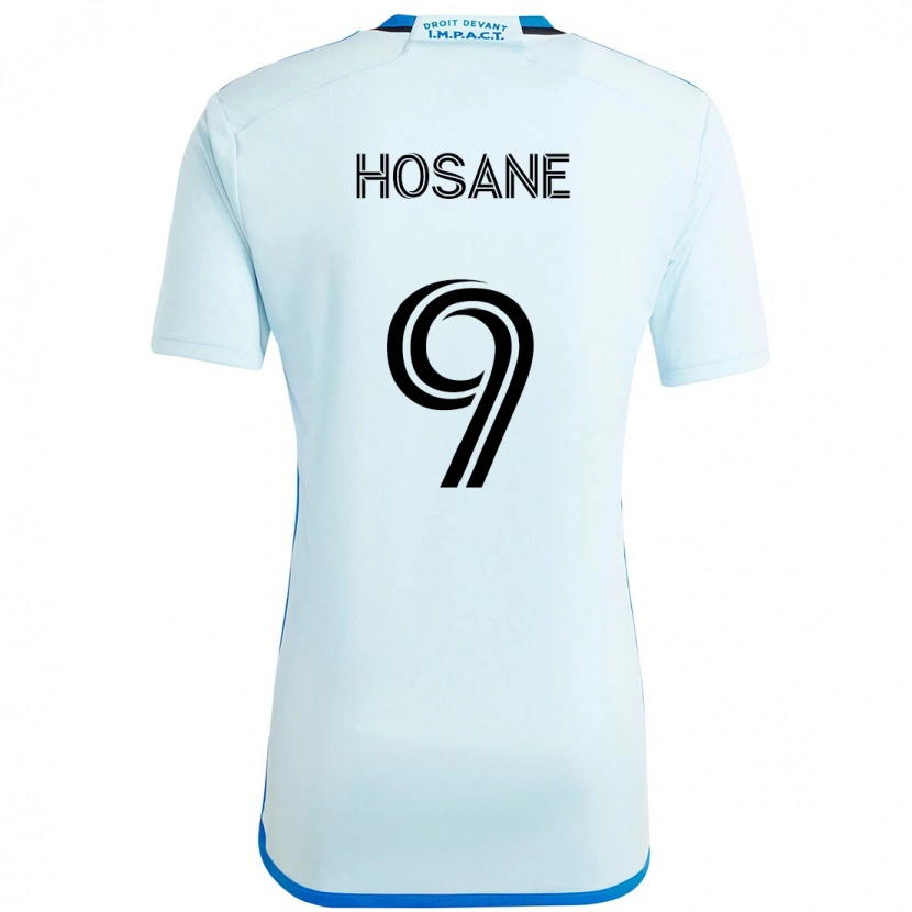 DanxenキッズSoukou Hosane#9スカイブルー ダークブルーアウェイシャツ2025/26ジャージーユニフォーム