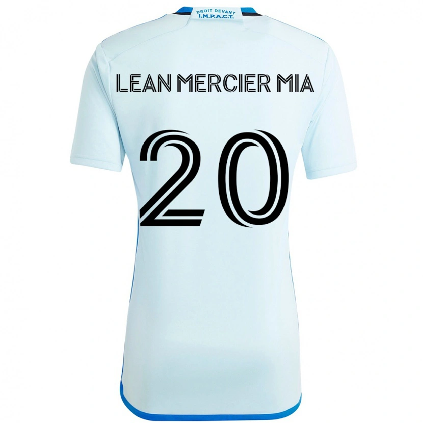 DanxenキッズMc Lean Mercier Mia#20スカイブルー ダークブルーアウェイシャツ2025/26ジャージーユニフォーム