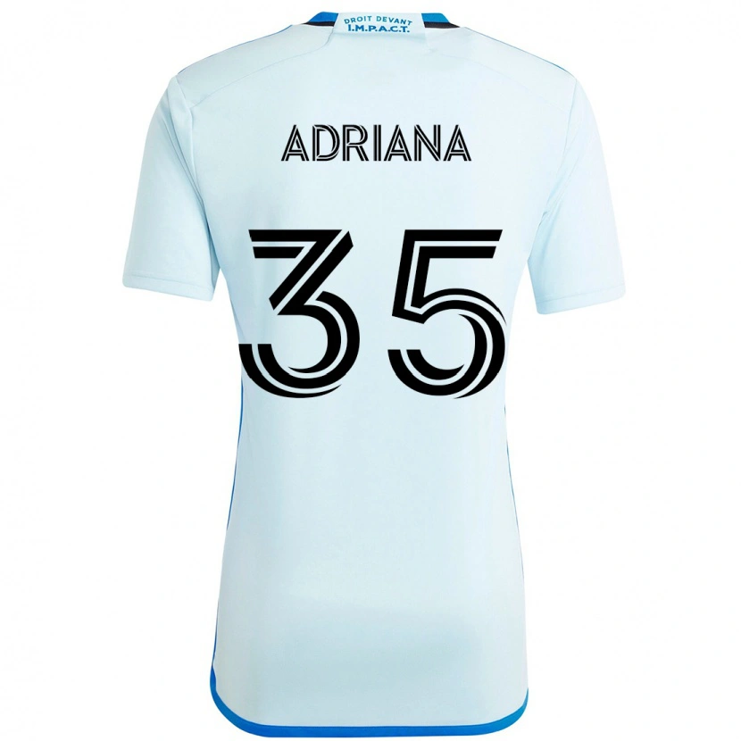 DanxenキッズTeoli Adriana#35スカイブルー ダークブルーアウェイシャツ2025/26ジャージーユニフォーム