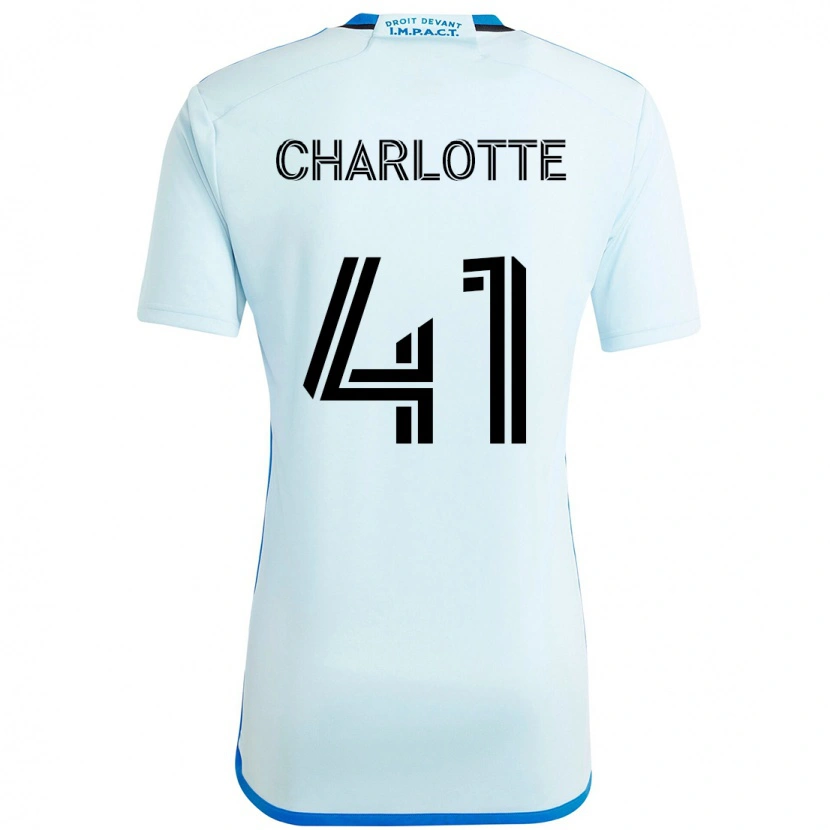 DanxenキッズBaptista Charlotte#41スカイブルー ダークブルーアウェイシャツ2025/26ジャージーユニフォーム