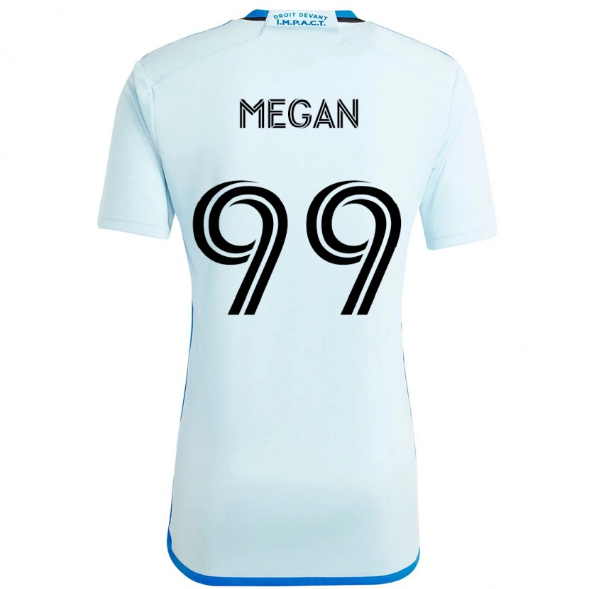 DanxenキッズLemieux Megan#99スカイブルー ダークブルーアウェイシャツ2025/26ジャージーユニフォーム
