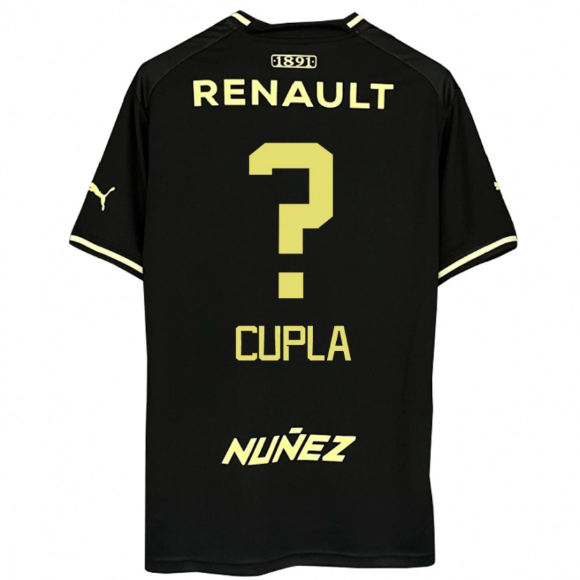 DanxenキッズRenzo Cupla#0ブラック イエローアウェイシャツ2025/26ジャージーユニフォーム
