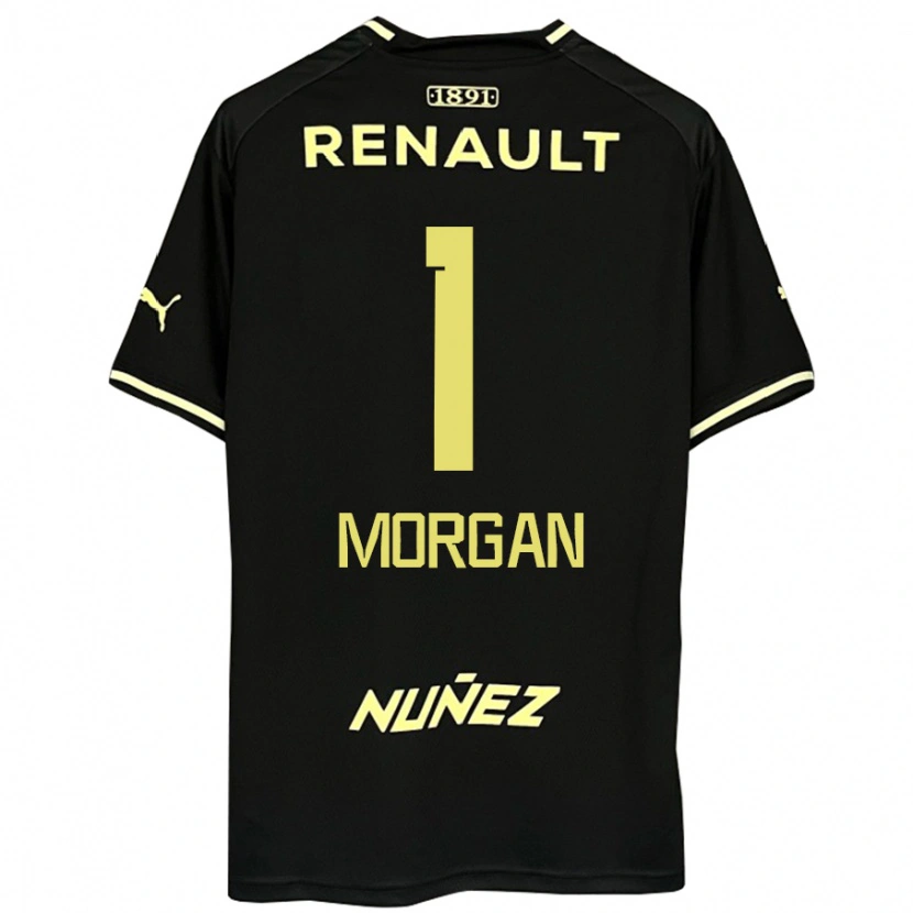 DanxenキッズKevin Morgan#1ブラック イエローアウェイシャツ2025/26ジャージーユニフォーム