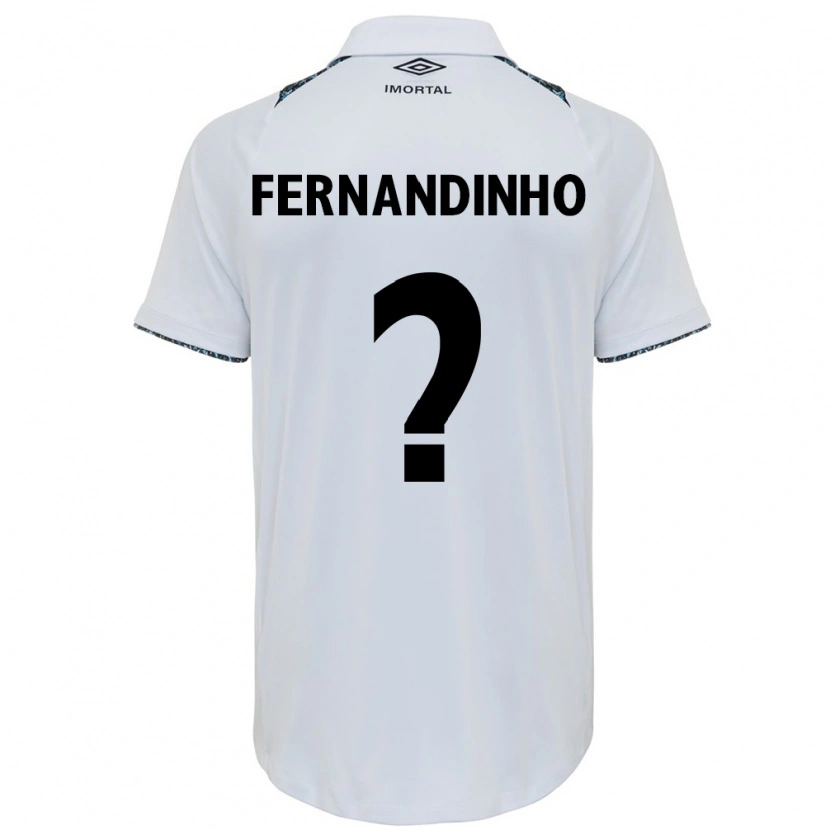 Danxenキッズフェルナンド・ルイス・ローザ#0ホワイト ブルーアウェイシャツ2025/26ジャージーユニフォーム