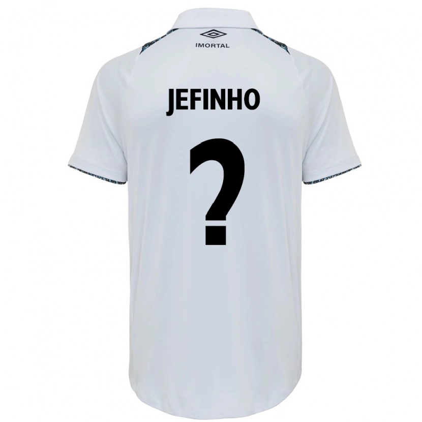Danxenキッズジェフィーニョ#0ホワイト ブルーアウェイシャツ2025/26ジャージーユニフォーム