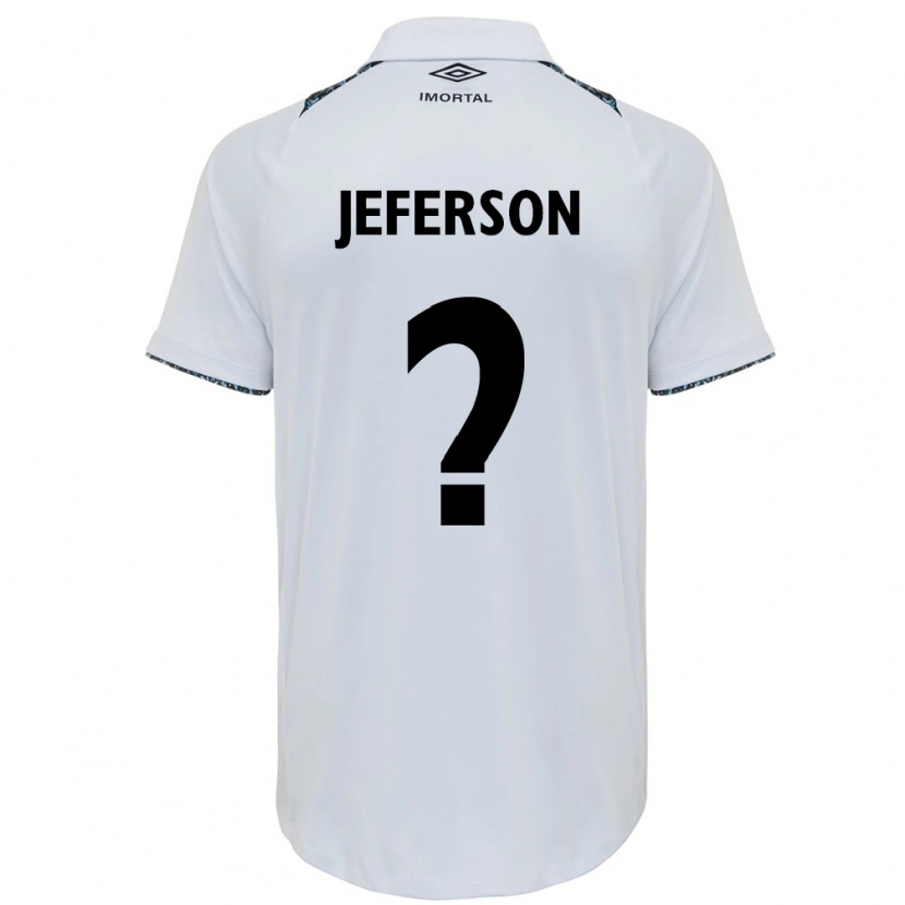 DanxenキッズJeferson#0ホワイト ブルーアウェイシャツ2025/26ジャージーユニフォーム