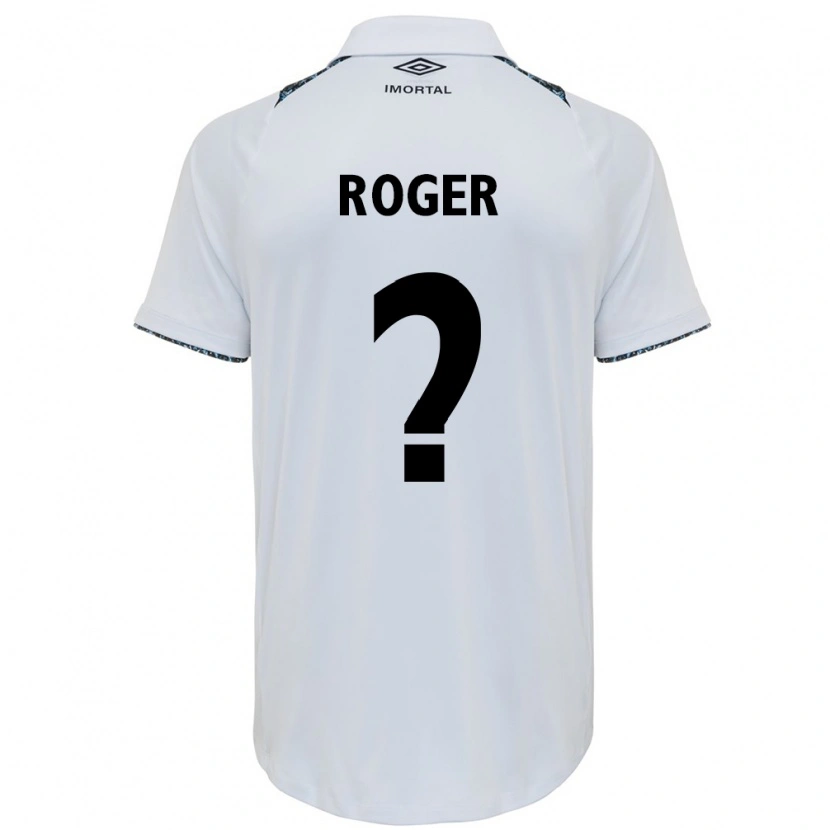 DanxenキッズRoger#0ホワイト ブルーアウェイシャツ2025/26ジャージーユニフォーム