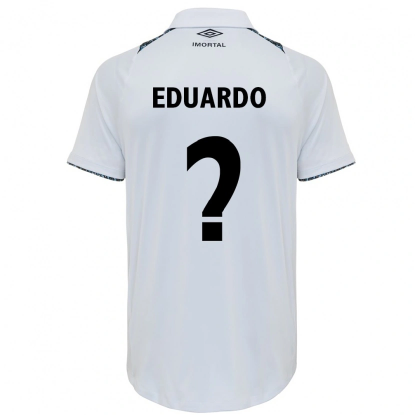 DanxenキッズEduardo#0ホワイト ブルーアウェイシャツ2025/26ジャージーユニフォーム
