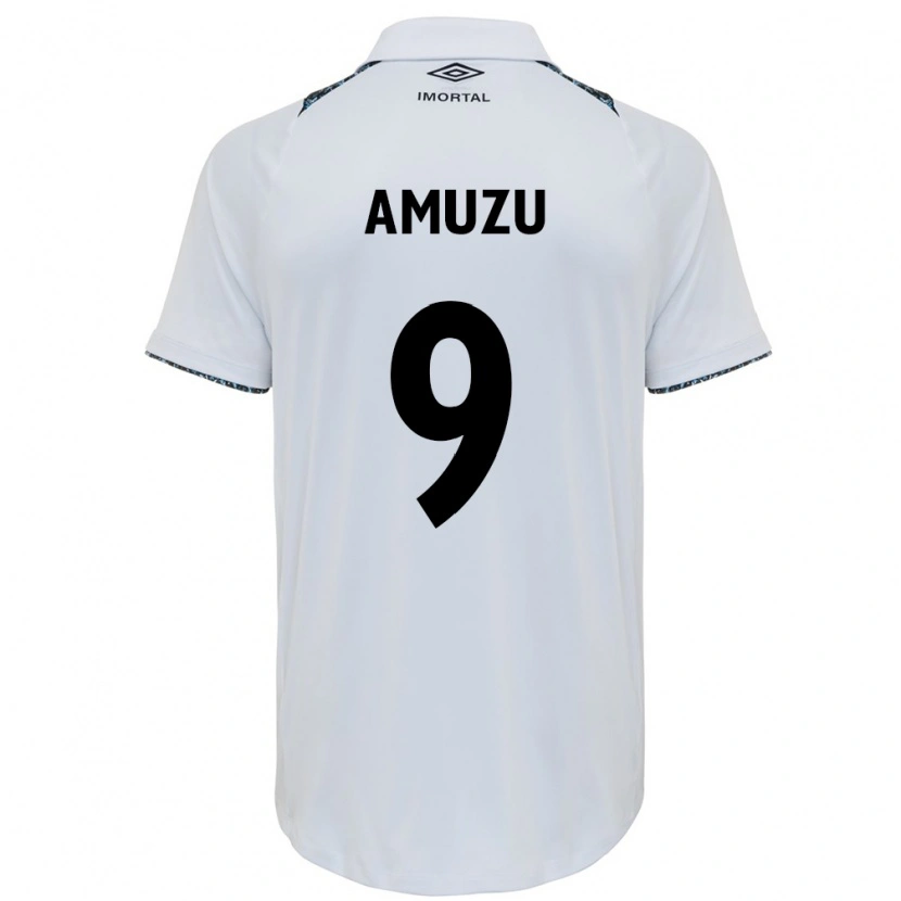 Danxenキッズフランシス・アムズ#9ホワイト ブルーアウェイシャツ2025/26ジャージーユニフォーム