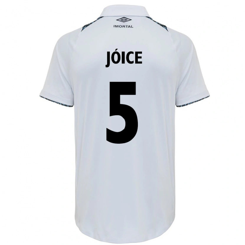 DanxenキッズJóice#5ホワイト ブルーアウェイシャツ2025/26ジャージーユニフォーム