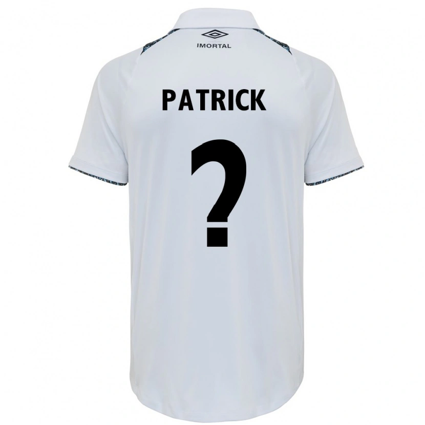 DanxenキッズPatrick#0ホワイト ブルーアウェイシャツ2025/26ジャージーユニフォーム