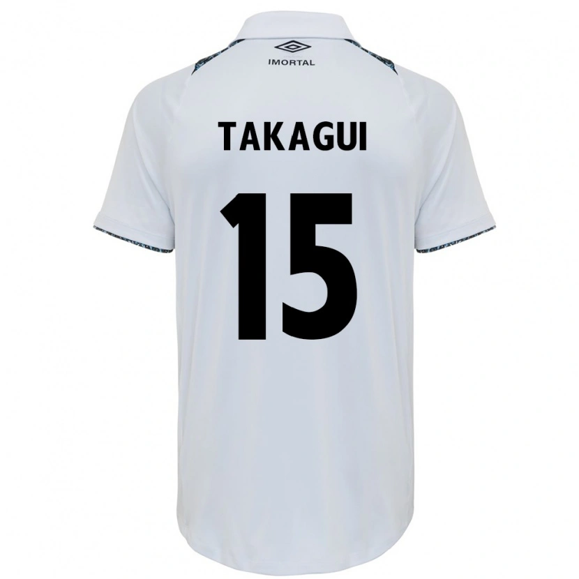 Danxenキッズアナ・チエミ・タカギ#15ホワイト ブルーアウェイシャツ2025/26ジャージーユニフォーム