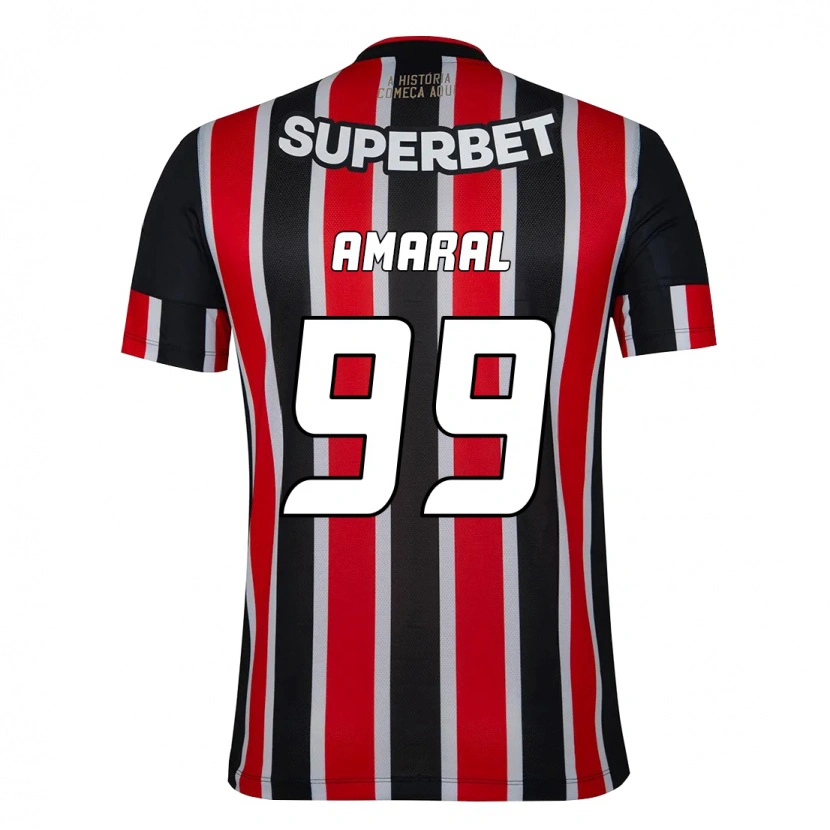 Danxenキッズヴィトーリア・アマラウ・サンタナ#99ブラック レッドアウェイシャツ2025/26ジャージーユニフォーム