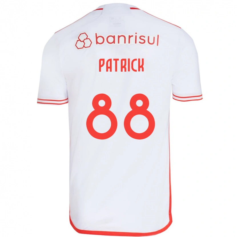 Danxenキッズパトリック・ベゼーハ・ド・ナシメント#88ホワイト レッドアウェイシャツ2025/26ジャージーユニフォーム