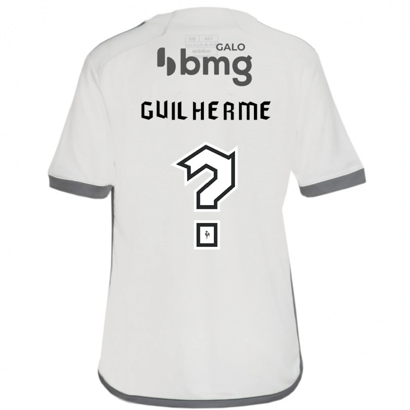 DanxenキッズKauan Guilherme#0オフホワイトアウェイシャツ2025/26ジャージーユニフォーム