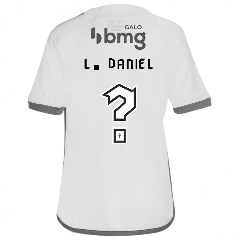 DanxenキッズLucas Daniel#0オフホワイトアウェイシャツ2025/26ジャージーユニフォーム