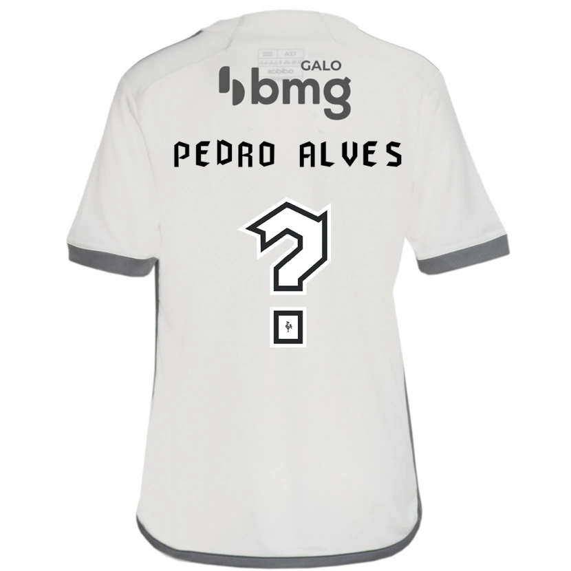 DanxenキッズPedro Alves#0オフホワイトアウェイシャツ2025/26ジャージーユニフォーム