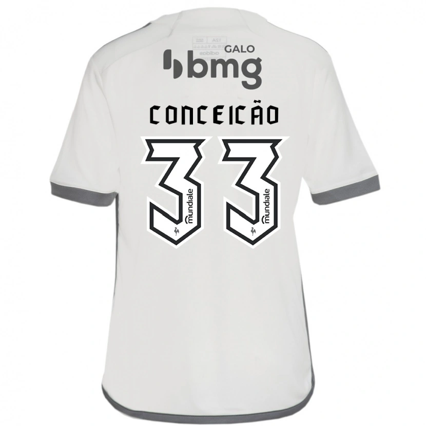 DanxenキッズRobert Conceição#33オフホワイトアウェイシャツ2025/26ジャージーユニフォーム