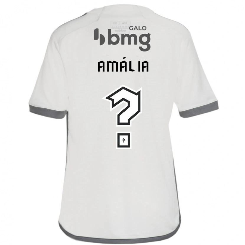 DanxenキッズAmália#0オフホワイトアウェイシャツ2025/26ジャージーユニフォーム