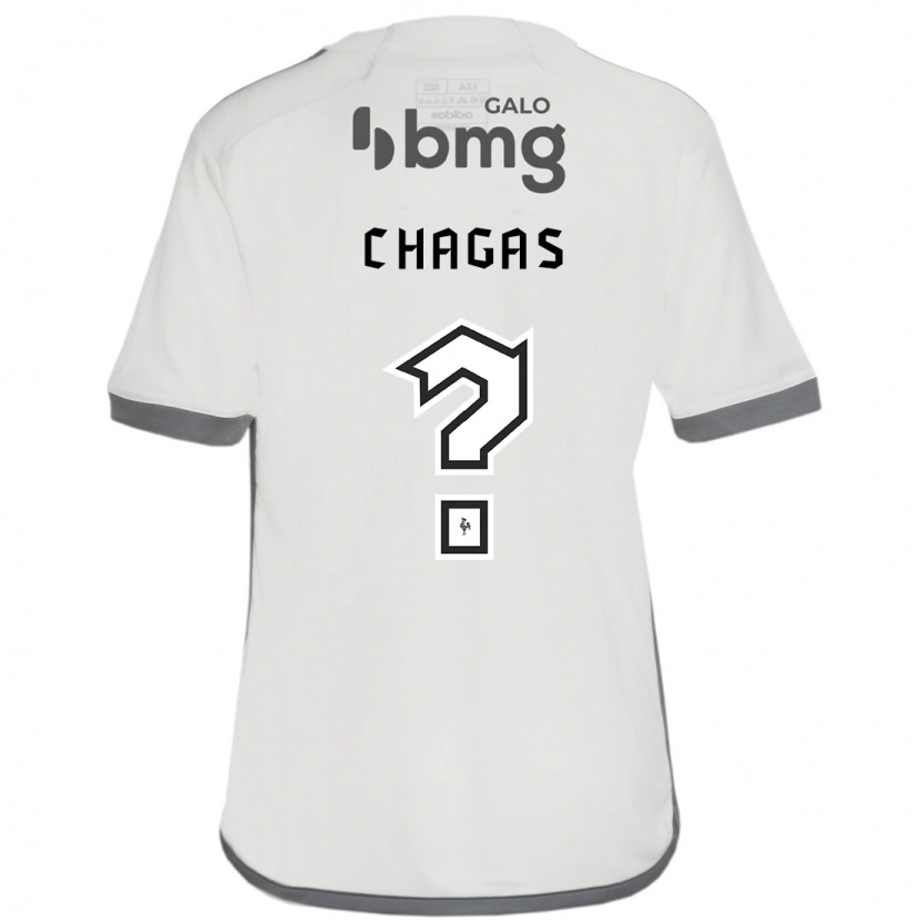 DanxenキッズGabriel Chagas#0オフホワイトアウェイシャツ2025/26ジャージーユニフォーム