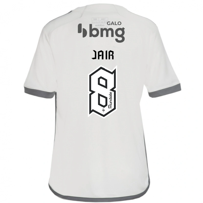 Danxenキッズジャイール・ロドリゲス・ジュニオール#8オフホワイトアウェイシャツ2025/26ジャージーユニフォーム