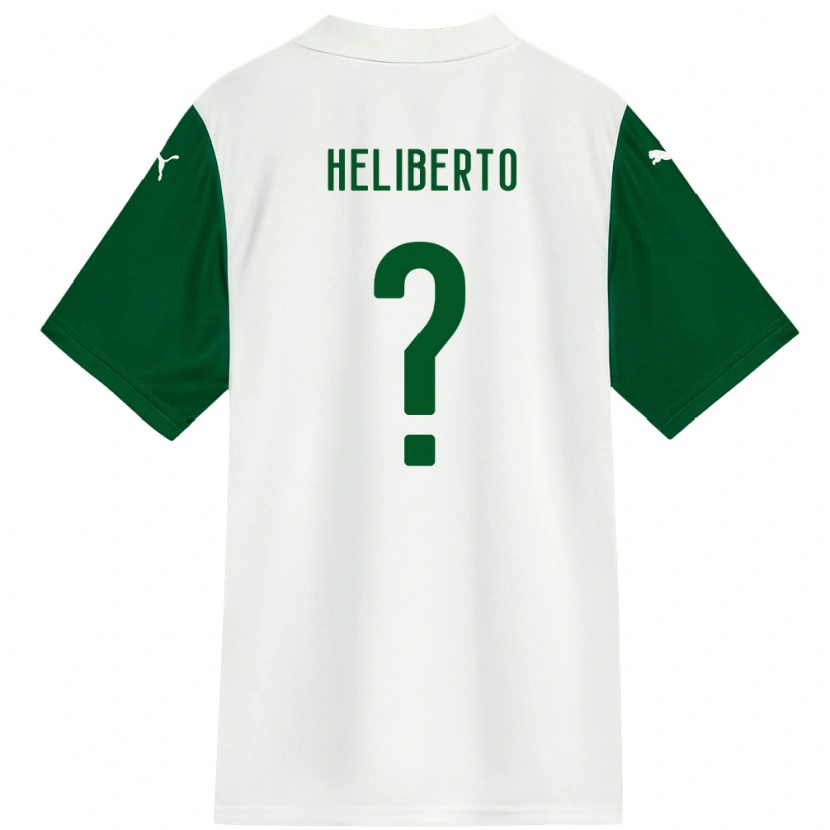 DanxenキッズHeliberto#0ホワイト グリーンアウェイシャツ2025/26ジャージーユニフォーム