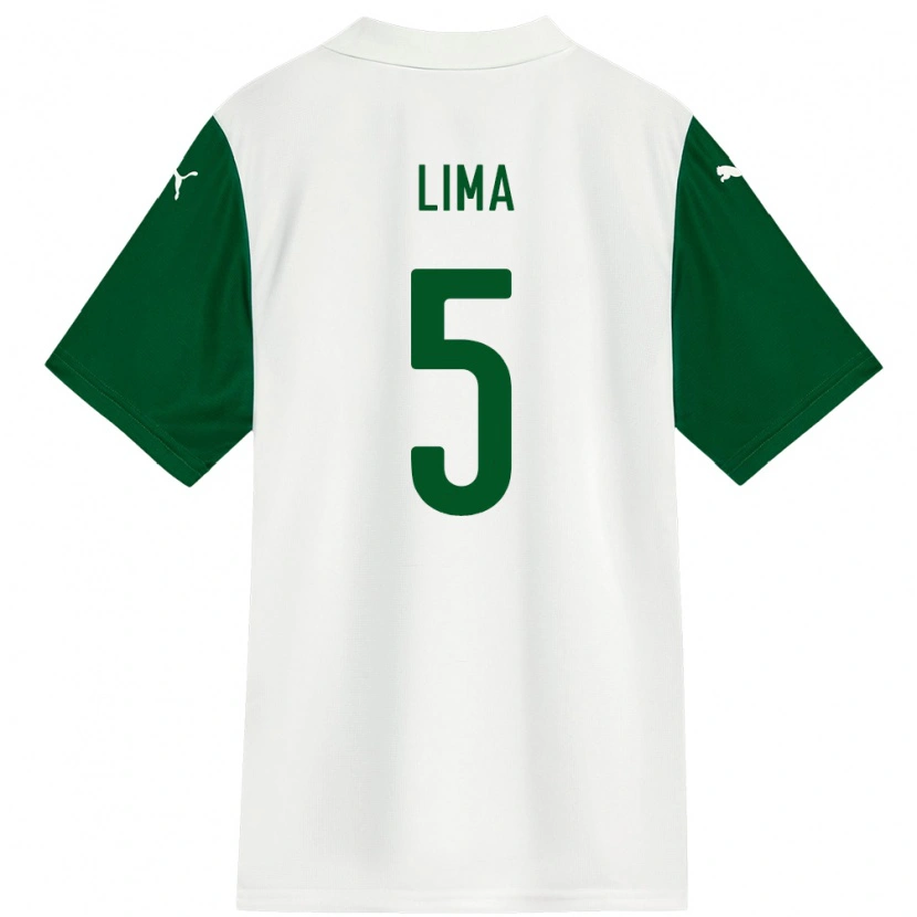 DanxenキッズIngryd Lima#5ホワイト グリーンアウェイシャツ2025/26ジャージーユニフォーム
