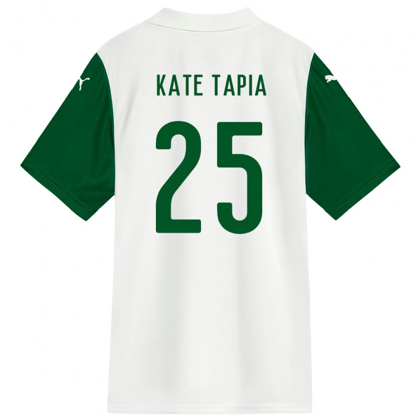DanxenキッズKate Tapia#25ホワイト グリーンアウェイシャツ2025/26ジャージーユニフォーム