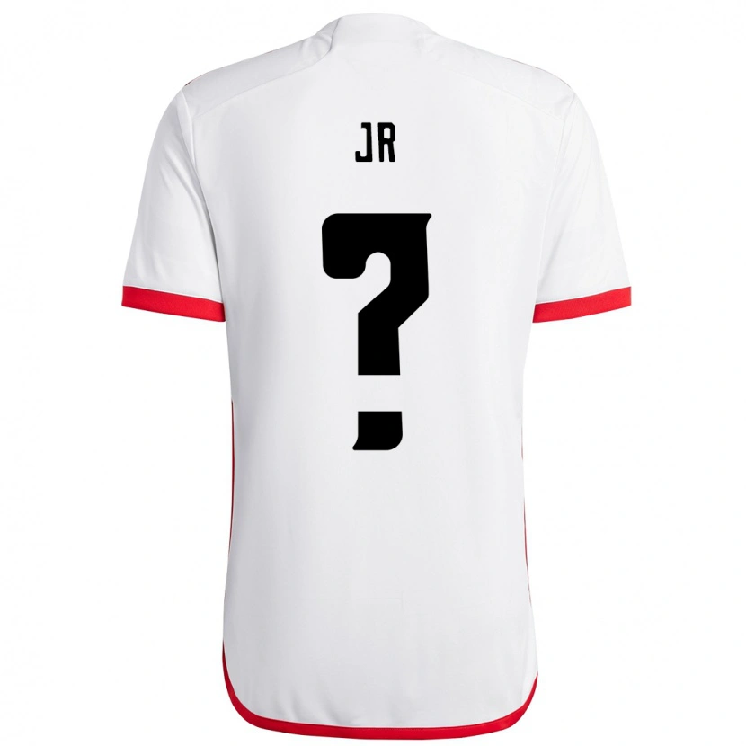 DanxenキッズWanderson Jr#0ホワイト レッドアウェイシャツ2025/26ジャージーユニフォーム