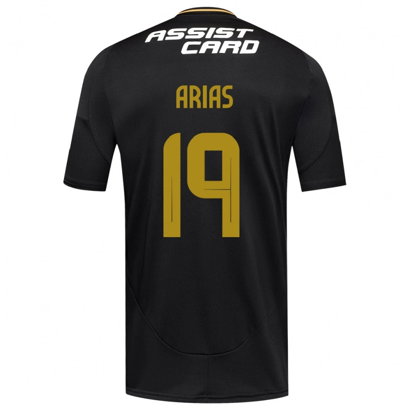 DanxenキッズBastián Arias#19ブラック ホワイトアウェイシャツ2025/26ジャージーユニフォーム