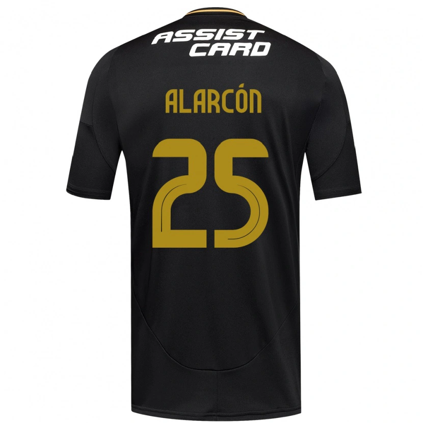 Danxenキッズトマス・アラルコン#25ブラック ホワイトアウェイシャツ2025/26ジャージーユニフォーム