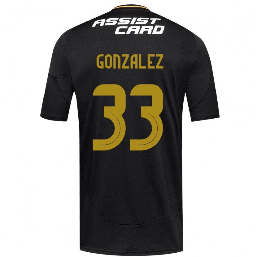 Danxenキッズラミロ・ゴンサレス・エルナンデス#33ブラック ホワイトアウェイシャツ2025/26ジャージーユニフォーム