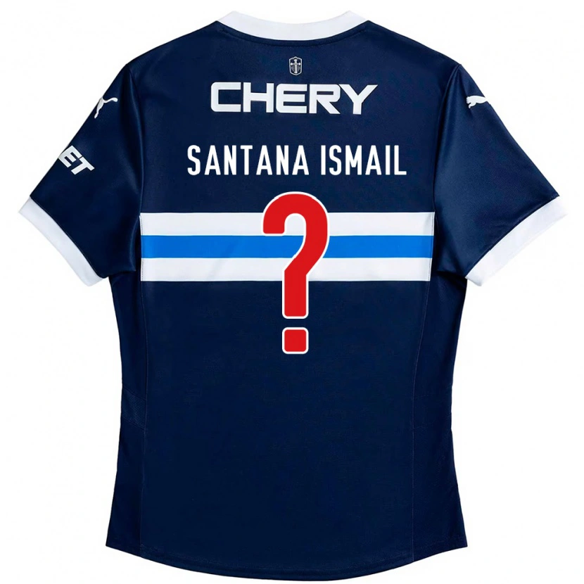 DanxenキッズBenjamin Santana Ismail#0ロイヤルブルー ホワイトアウェイシャツ2025/26ジャージーユニフォーム