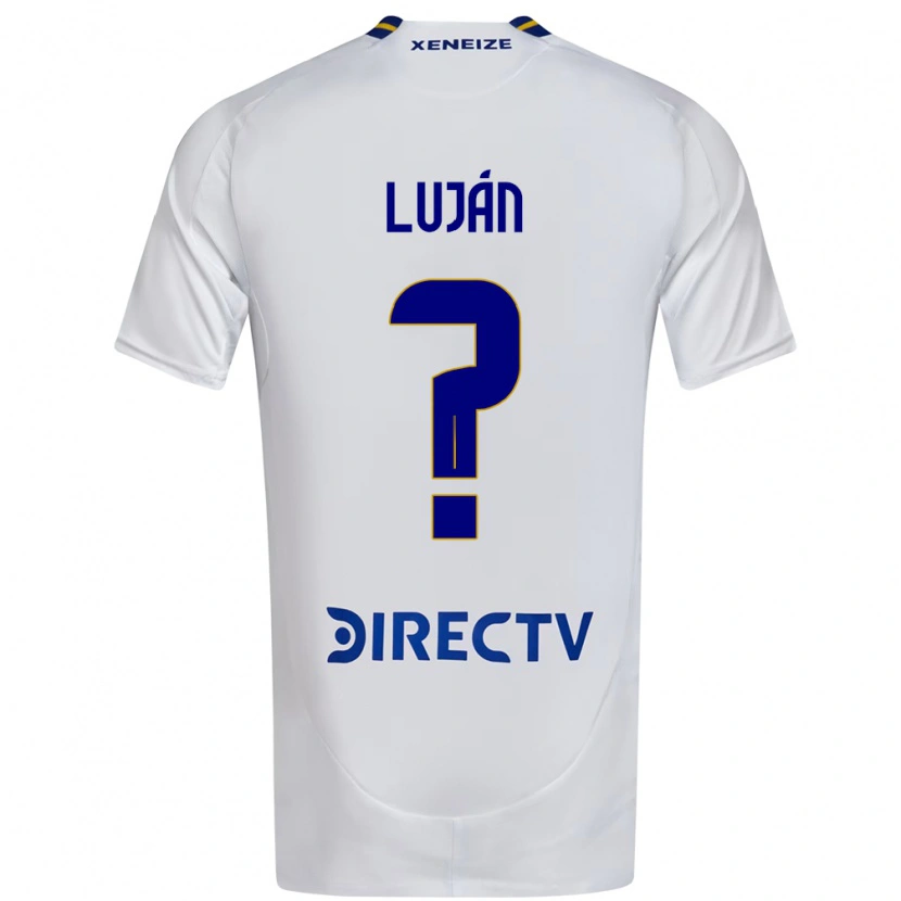DanxenキッズRamiro Luján#0ホワイト ブルーアウェイシャツ2025/26ジャージーユニフォーム